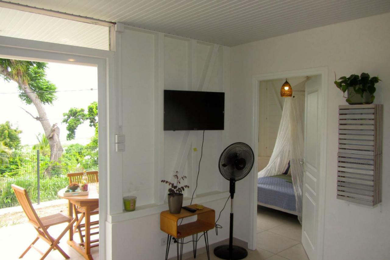 Or Bleu-Bungalow Volcan Soufriere-Vue Sur Mer 圣克洛德 外观 照片